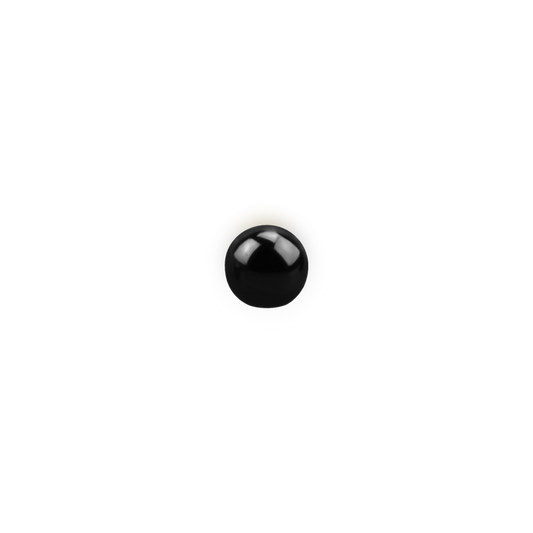 14g Black Anodized Surgical Steel Externally Threaded Ball 4mm / Surgical Steel / Black Externally Threaded