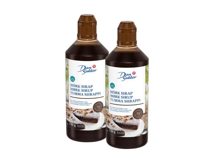 Dansukker Sirap Mörk 2 x 750g – Swedish Dark Baking Syrup Multipack 1500g | Swedish Cravings