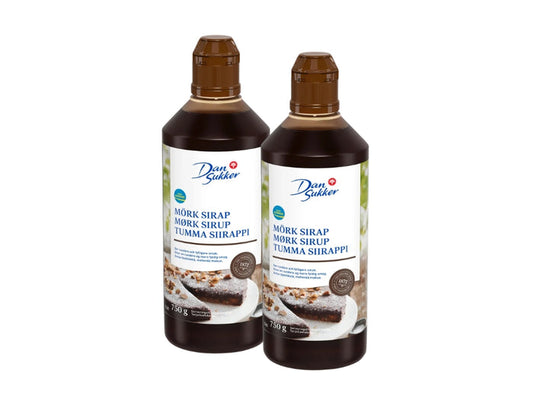 Dansukker Sirap Mörk 2 x 750g – Swedish Dark Baking Syrup Multipack 1500g | Swedish Cravings