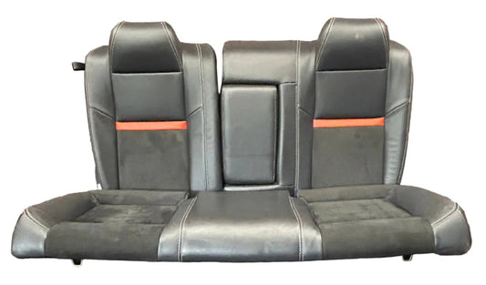 2008-2010 Dodge Challenger SRT8 Rear Interior Seat Assembly OEM Black Leather