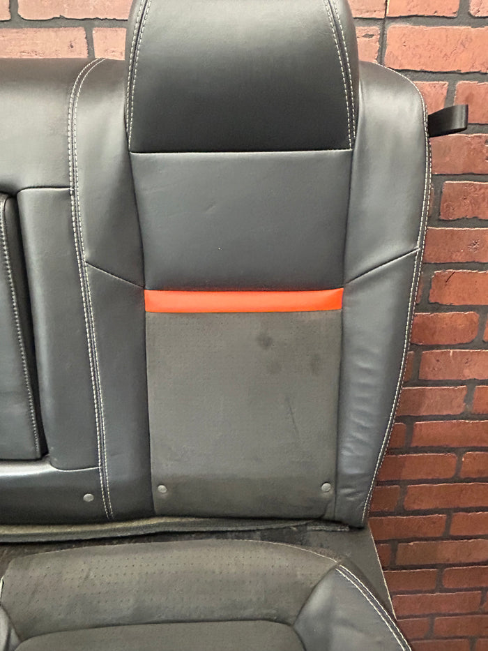 2008-2010 Dodge Challenger SRT8 Rear Interior Seat Assembly OEM Black Leather