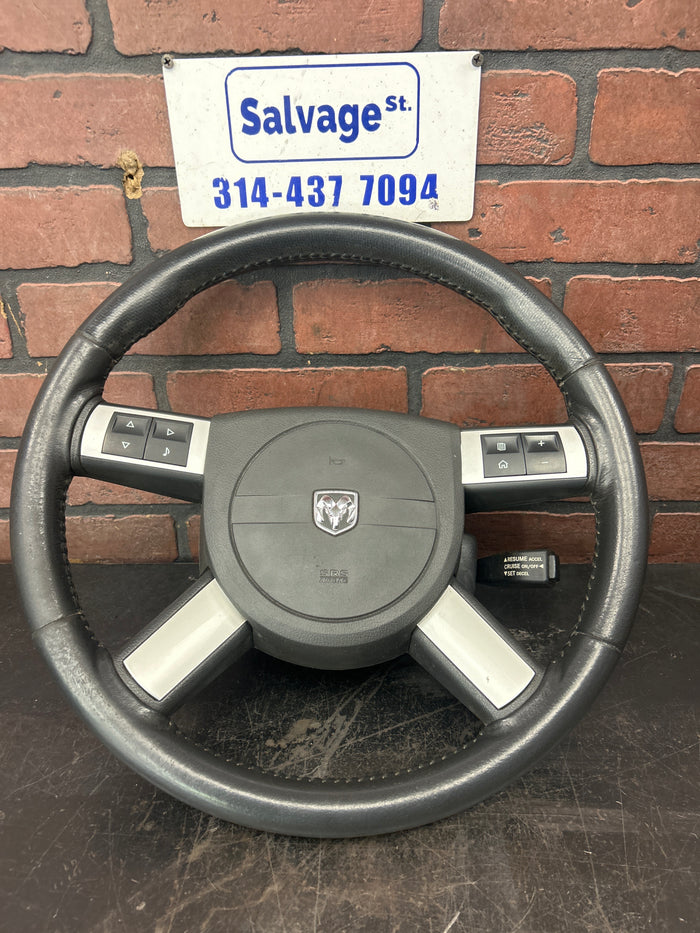 2008–2010 Dodge Challenger Charger Steering Wheel Assembly OEM 1FT121DVAC