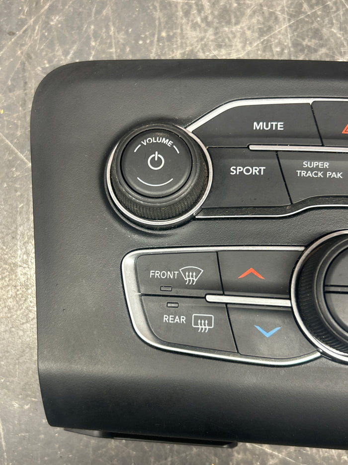 2017-2023 Dodge Charger AC Heater Temperature Control Switch Panel OEM