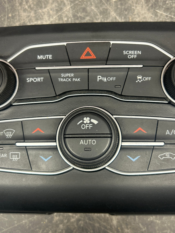 2017-2023 Dodge Charger AC Heater Temperature Control Switch Panel OEM