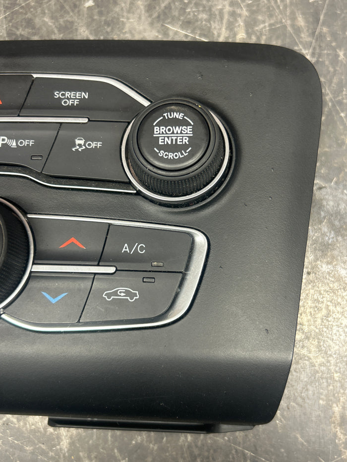 2017-2023 Dodge Charger AC Heater Temperature Control Switch Panel OEM