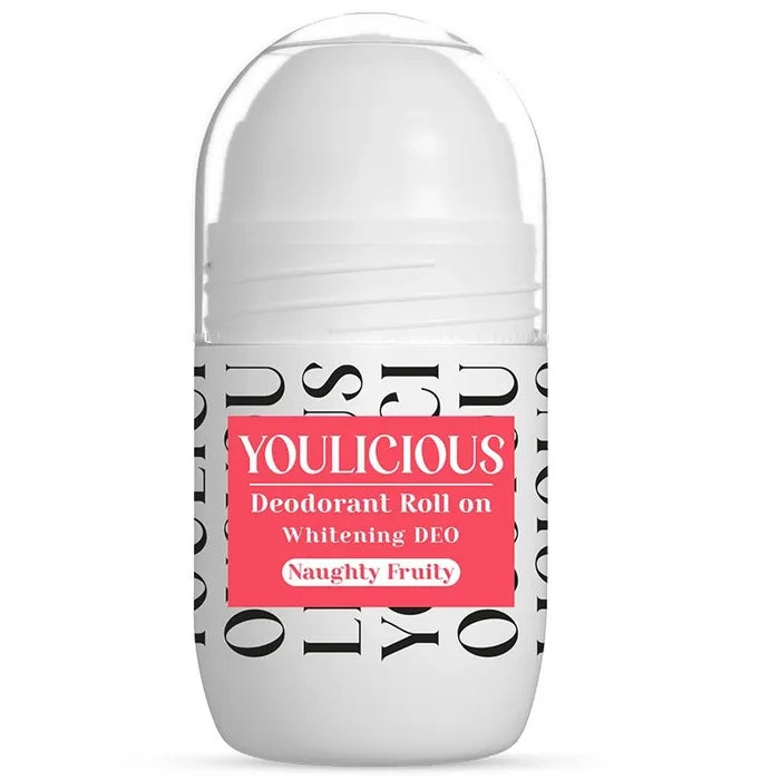 يوليشيس ديودرانت رول اون مبيض نوتي فروتي 50مل - Youlicious Deodorant Roll On Whitening DEO - Naughty Fruity 50ml