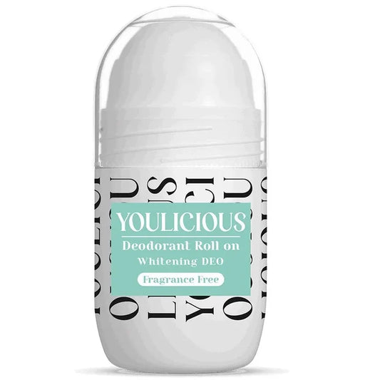 يوليشيس ديودرانت رول اون مبيض بدون رائحه 50مل - Youlicious Deodorant Roll On Whitening DEO - Fragrance Free 50ml