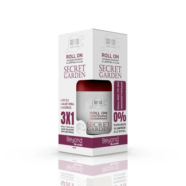 سوفيكو بيوند رول اون 50مل سيكرت جاردن  - Sofico Beyond Roll-On Deodorant 50ml - Secret Garden