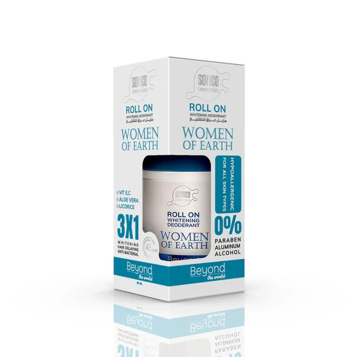 سوفيكو بيوند رول اون 50مل وومن ايرث  - Sofico Beyond Roll-On Deodorant 50ml - Woman Earth