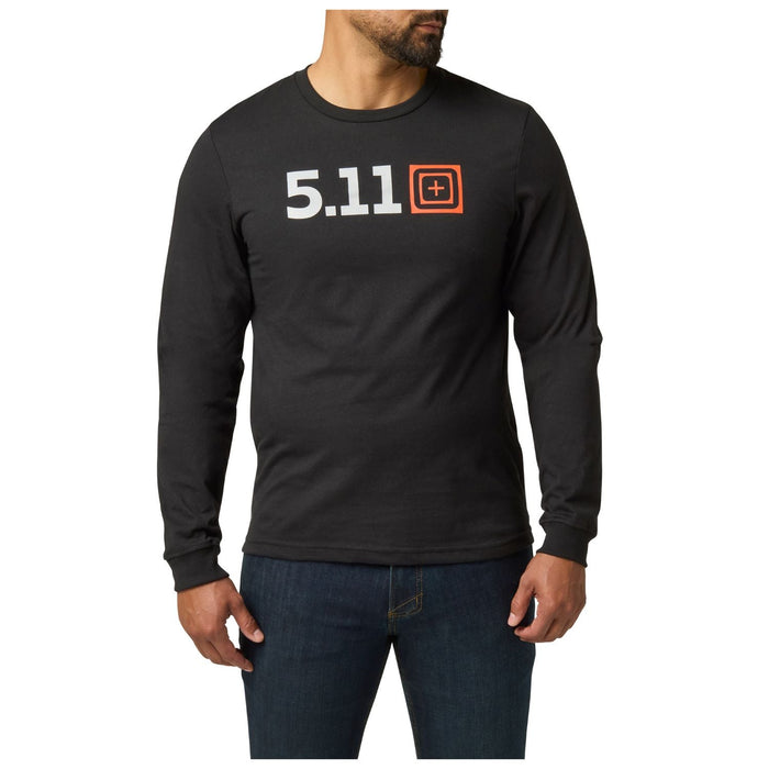 5.11 Tactical Men's 5.11® Scope Graphic Long Sleeve T-Shirt Long Sleeve T-Shirts 5.11 Tactical Black 2XL Reg