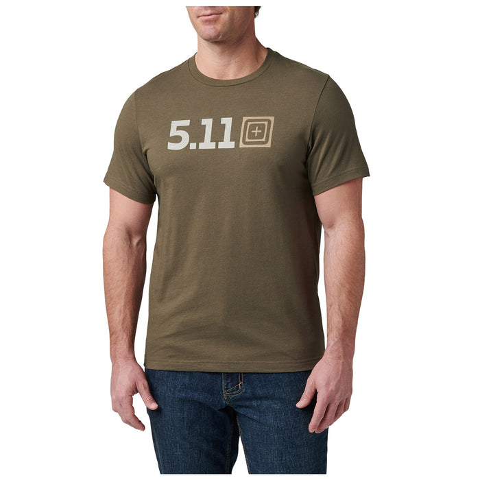 5.11 Tactical Men's Scope Logo Graphic Short Sleeve T-Shirt T-Shirts 5.11 Tactical Ranger Green 2XL Reg
