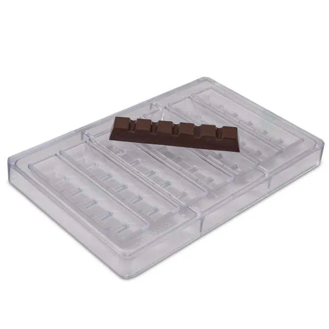 7 Bar Chocolate Mold - 5 x 1.25 inch