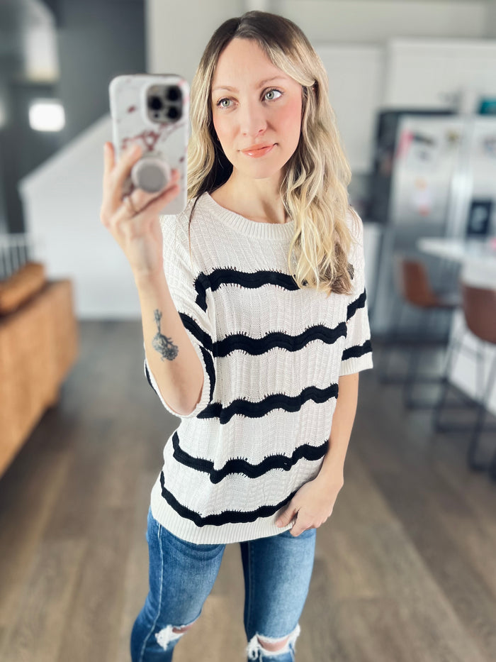 A Little Wave Sweater