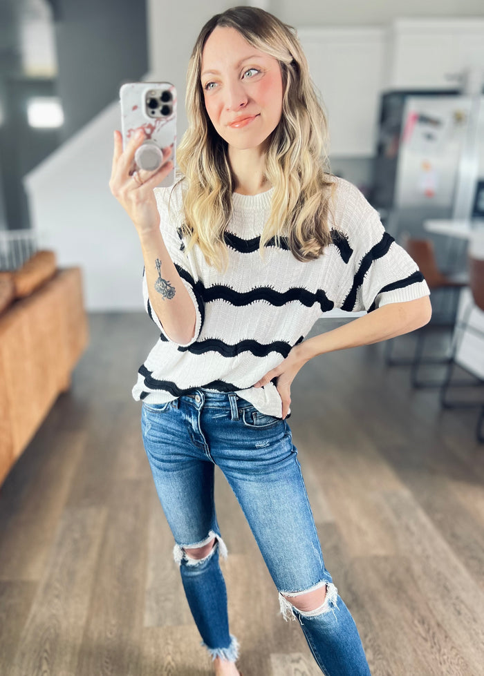A Little Wave Sweater