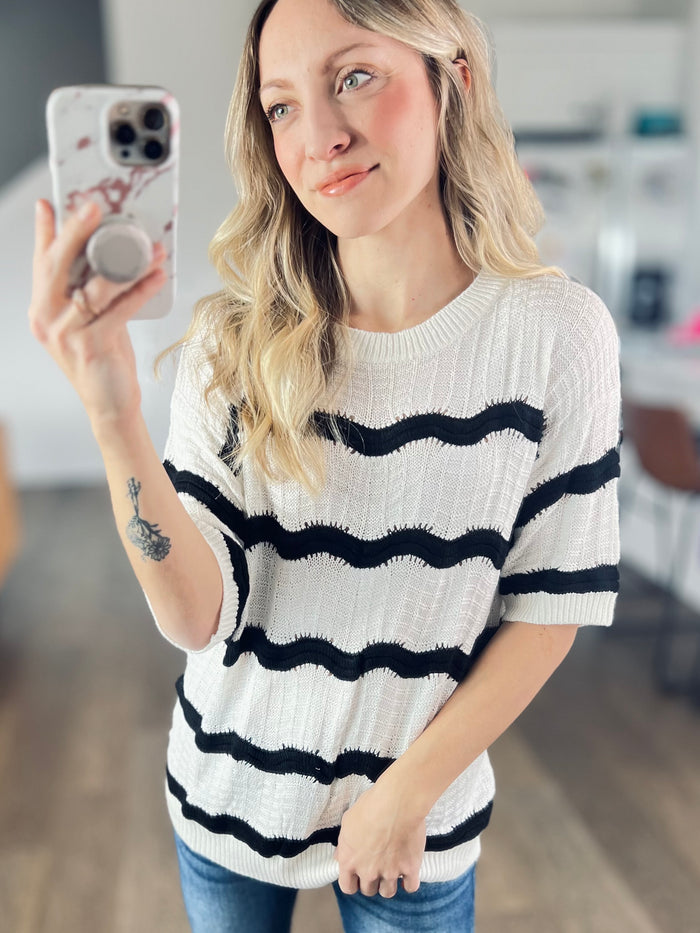 A Little Wave Sweater