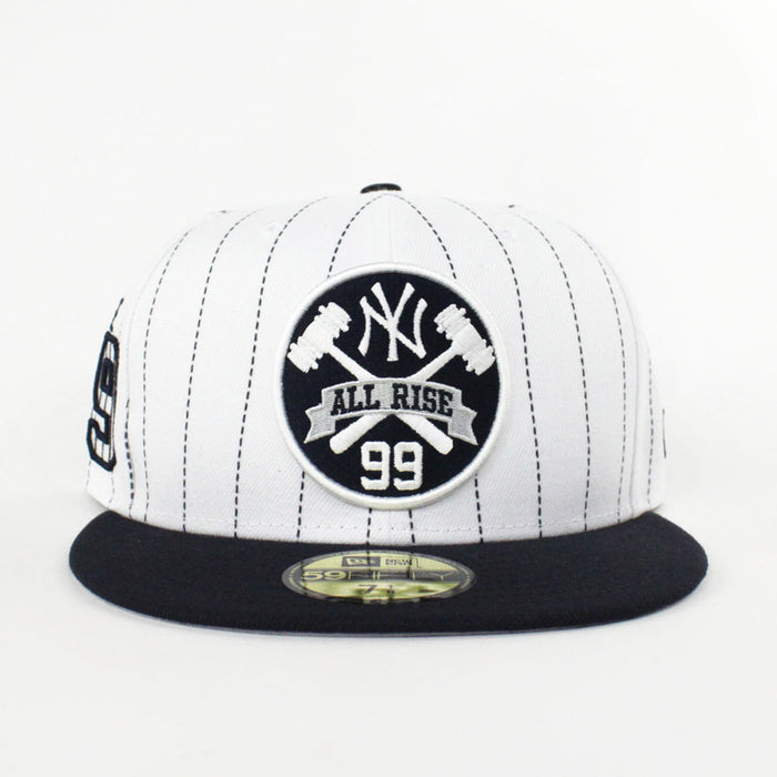 Aaron Judge 99 New York Yankees New Era 59Fifty Fitted Hats (Pin Gray Under Brim)