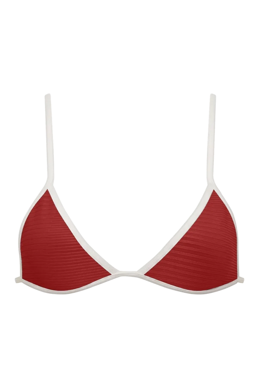ACACIA Baja Piped Top (Pomegrante)