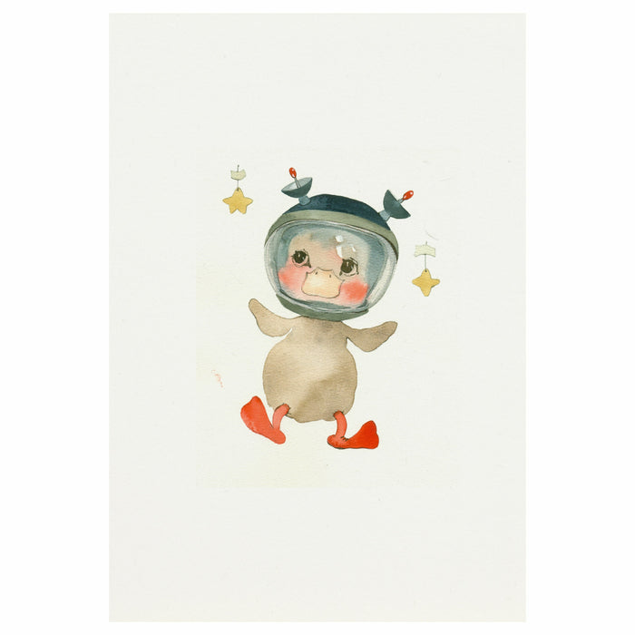 Artwork of gooseling in space