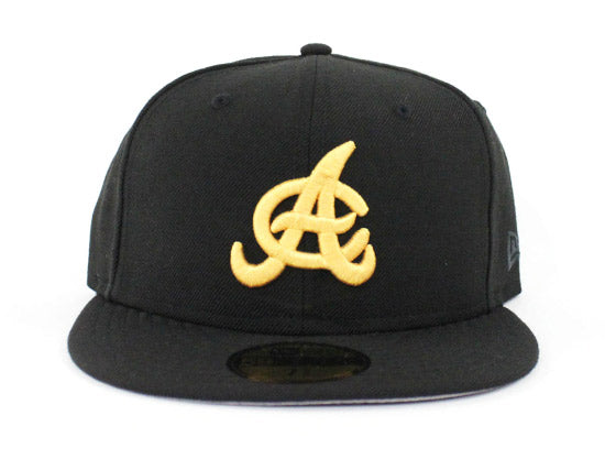 Aguilas Cibaenas Dominican Professional Baseball New Era 59Fifty Fitted Hat (Black Gray Under Brim)