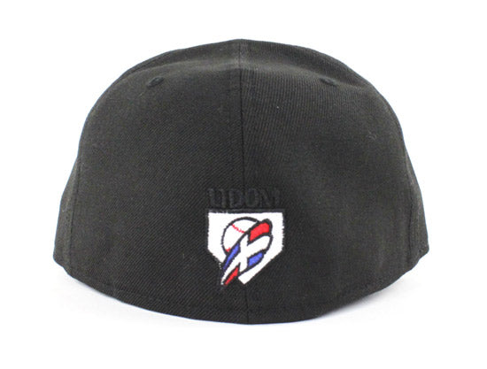 Aguilas Cibaenas Dominican Professional Baseball New Era 59Fifty Fitted Hat (Black Gray Under Brim)