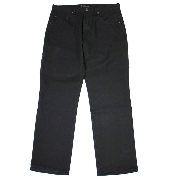 AmericaWare Men's Veneer Flex Canvas Dungaree Pants AmericaWare Black 30 30 Inseam
