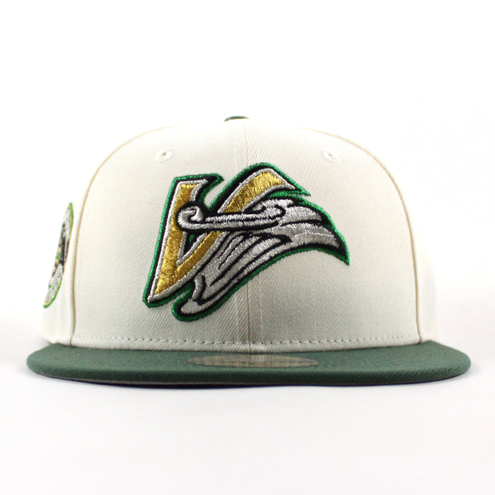 Anaheim Angels 1967 All Star Game New Era 59Fifty Fitted Hat (Chrome White Pine Green Gray Under Brim)