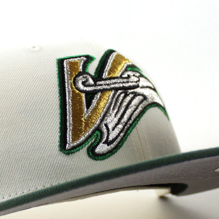 Anaheim Angels 1967 All Star Game New Era 59Fifty Fitted Hat (Chrome White Pine Green Gray Under Brim)