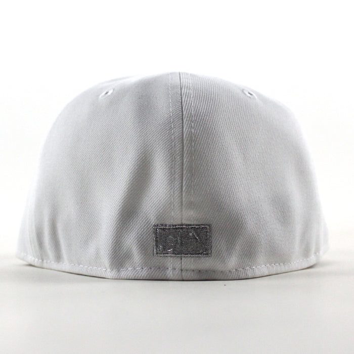 Anaheim Angels Angels Patch New Era 59Fifty Fitted Hat (Optic White Gray Under Brim)