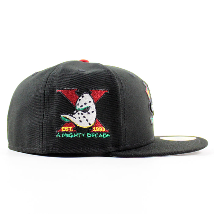 Anaheim Ducks 1993 All Star Game New Era 59Fifty Fitted Hat (Black Gray Under brim)