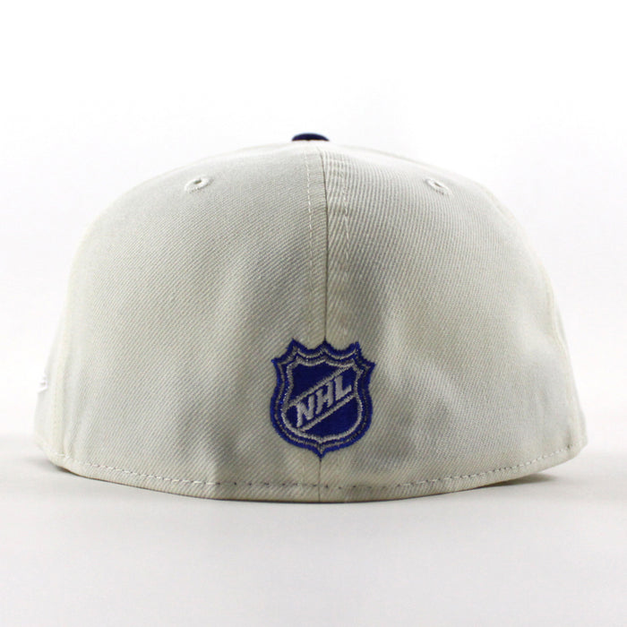 Anaheim Ducks A Mighty Decade New Era 59Fifty Fitted Hat (Chrome White Royal Blue Gray Under brim)