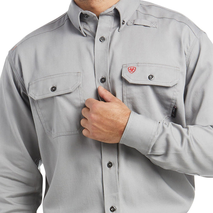 Ariat Men's Flame Resistant Solid Work Shirt Work Shirts Ariat