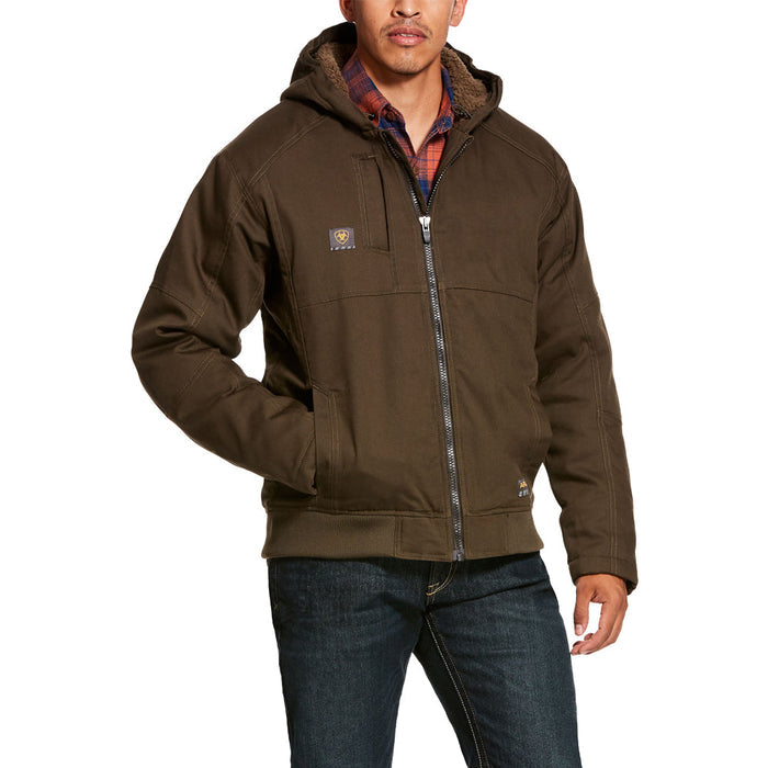 Ariat Men's Rebar DuraCanvas Jacket Jackets & Coats Ariat Wren 2XL Reg
