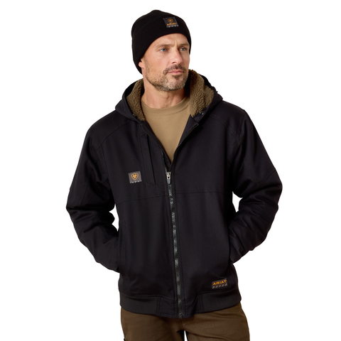 Ariat Men's Rebar DuraCanvas Jacket Jackets & Coats Ariat Black 2XL Reg