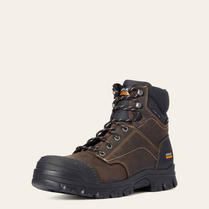 Ariat Men's Treadfast 6" EH Waterproof Steel Toe Work Boot Work Boots Ariat