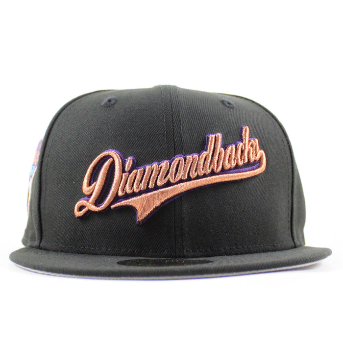 Arizona Diamondbacks 1998 Inaugural Season New Era 59Fifty Fitted Hat (BLACK Gray Under Brim)