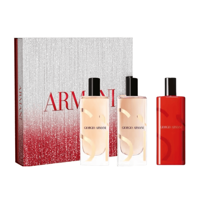 Armani Women's Perfume Armani Si Trio Eau de Parfum Women's Gift Set (3 x 15ml)