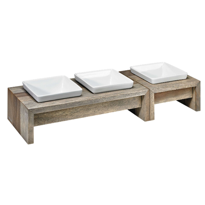 DOG-BOWL-FOSSIL-ARTISAN-DOUBLE-SINGLE-FEEDER