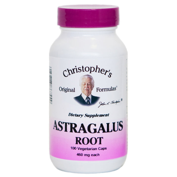 Astragalus Root - 100 Capsules - Christopher's Herb Shop
