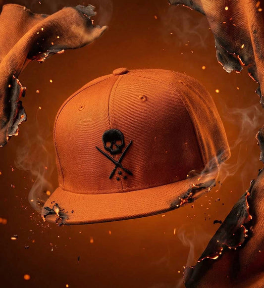 badge-hat-burnt-orange - Sullen