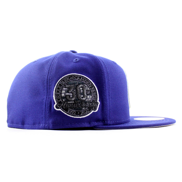 Baltimore Orioles 30th Anniversary 59Fifty New Era Fitted Hat (Dark Royal Blue Gray Under Brim)
