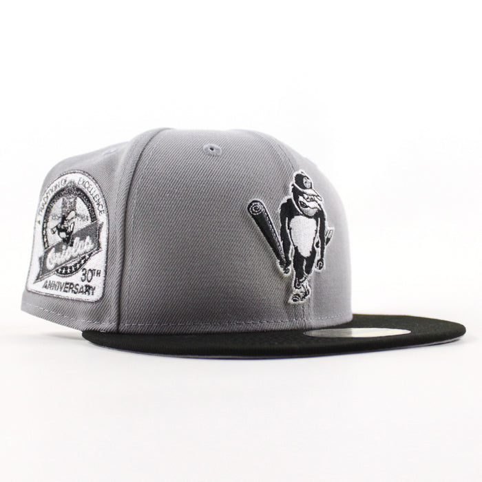 Baltimore Orioles 30th Anniversary 59Fifty New Era Fitted Hat (Gray Black Gray Under Brim)