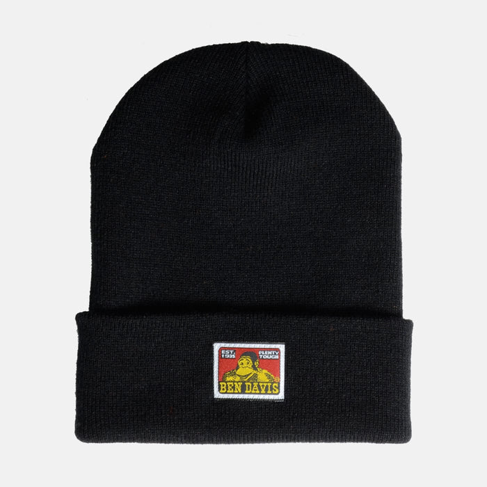 Ben Davis Logo Beanie Cap_Black Hats & Caps Ben Davis