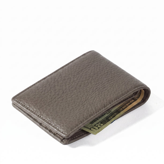 Bifold Wallet with Flap Driftwood