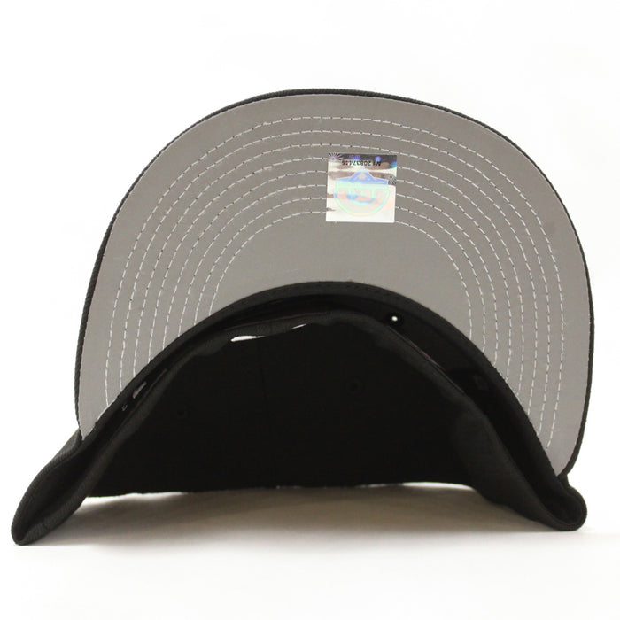 Birmingham Barons Southern League Patch New Era 59Fifty Fitted hat (GITD Black 3M REFLECTIVE UNDER BRIM)