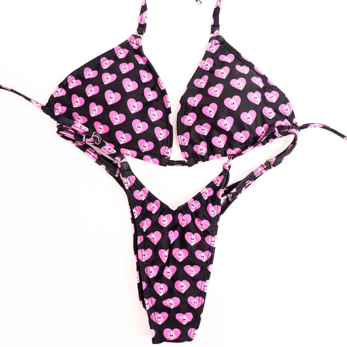 Black Hearts Posing Practice Suit