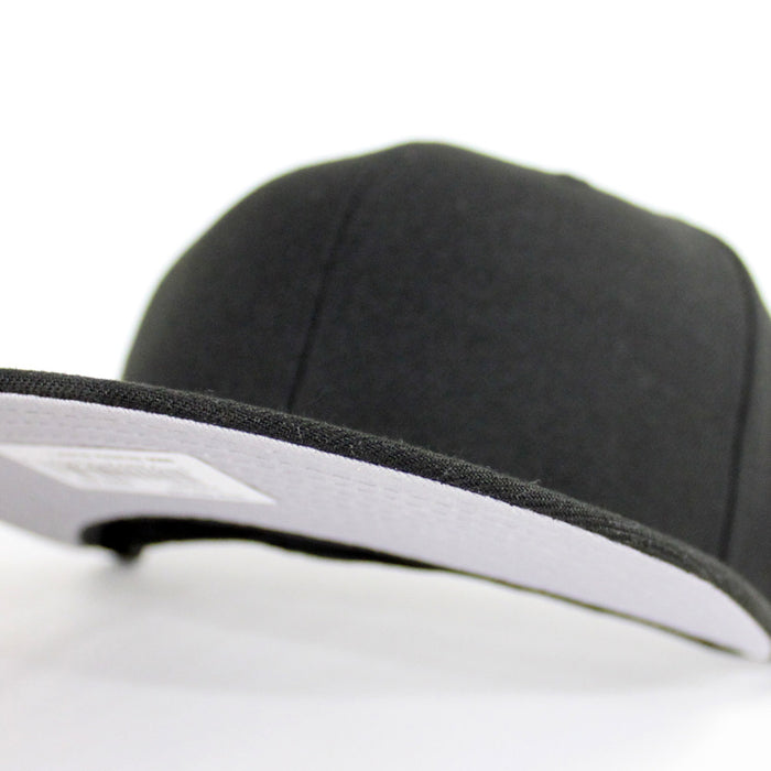 Blank New Era 59Fifty FItted Hat (Black Gray Under Brim)