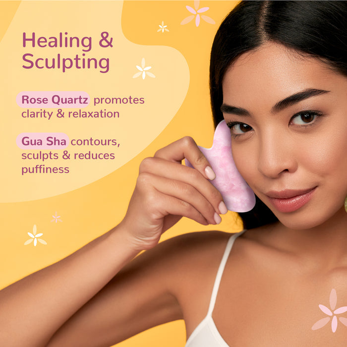 BLOOM-Rose Quartz Gua Sha