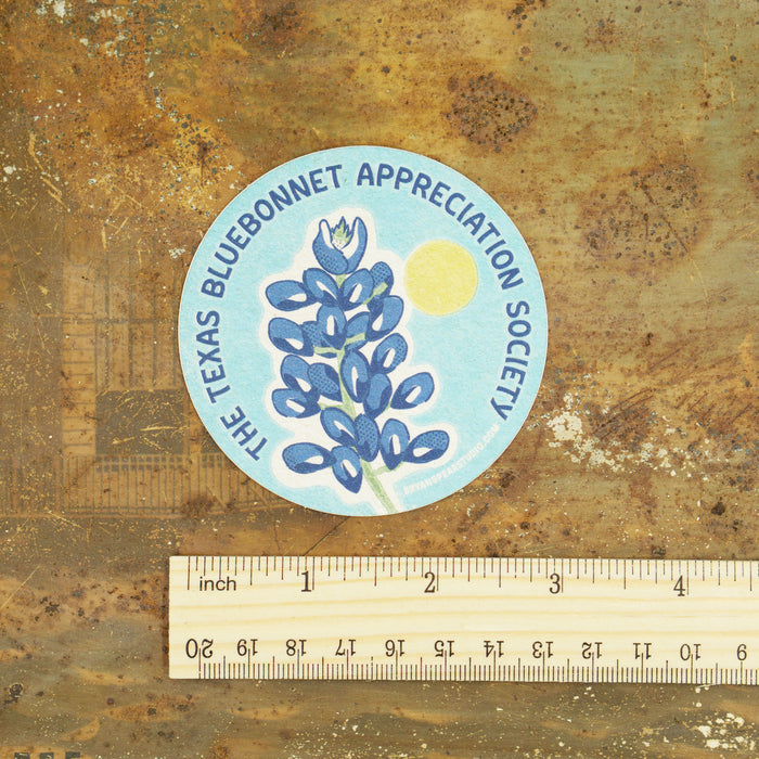 Bluebonnet Appreciation Society Sticker