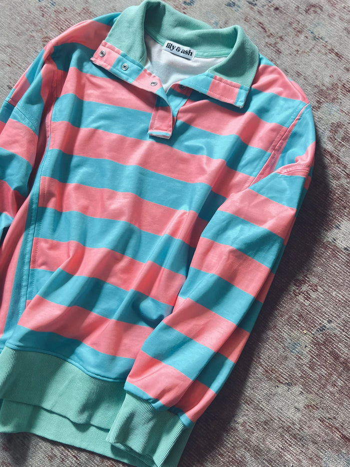 Boardwalk Pullover in Candy Stripe