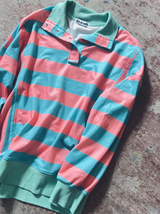 Boardwalk Pullover in Candy Stripe